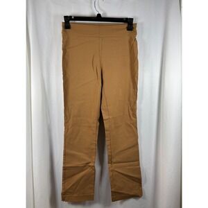 Eric Casual Camel Tan Straight Leg Pull On‎ Pants ER100 Small Stretch Workwear